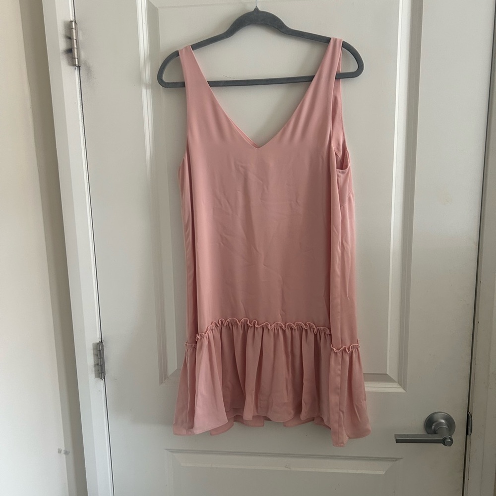 Amanda Uprichard Soft Pink Chiffon Blouse - Picture 8 of 8